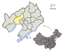 锦州市在辽宁省的地理位置