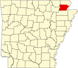 Koartn vo Greene County innahoib vo Arkansas
