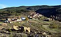 Vista general del caserío de Sesga (Ademuz), desde el cementerio.