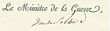 Signature de Henri-Jacques-Guillaume Clarke