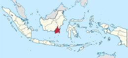 Kalimantan Meridionale – Localizzazione