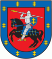 O brasão do condado de Vilnius