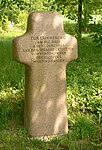 Gedenkstein von 1983 an der Deisterpforte für drei verunfallte Konventualinnen des Klosters