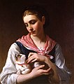 Favourite Kitten by Émile Munier