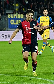 Obert con il Cagliari nel 2022.