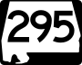 State Route 295 marker