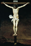 Распятый Христос. Ок. 1646. Холст, масло. Королевская академия изящных искусств Сан-Фернандо, Мадрид