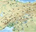 Byzantine and Umayyad/Abbasid frontier zone in 661-901 AD.