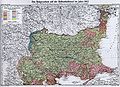 Das bulgarische Siedlungsgebiet und die angrenzenden Räume im Jahr 1912.