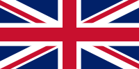 Storbritanniens unionsflagga (1:2)