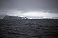 The southernmost point, Kapp Thor, and the highest point, Iversenfjellet (370 m) seen from south