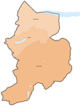 Kaart van Glarus