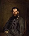 И. Н. Крамской. Л. Н. Толстой портреты (1873).