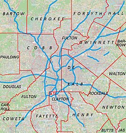Whitlock Avenue Historic District is located in Metro Atlanta