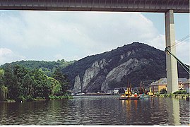 Vue du rocher Bayard encadré par le viaduc