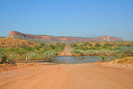 kruising met de rivier de Pentecost