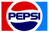 The lighly updated Pepsi logo introduced in 1987