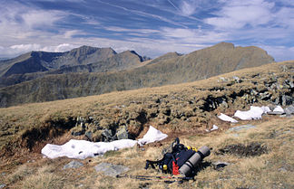 Blick af's Moldoveanumassiv vo Ostn