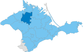 Poziția localității Pervomaiske