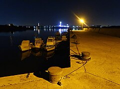 漁港夜景