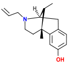 General structure of alazocine.