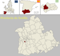 Розташування муніципалітету Альменсілья у провінції Севілья