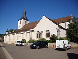 The church in Chassagne-Montrachet