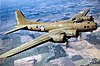 A B-17 photographed in flight