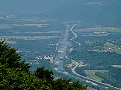 Isére ved Chamousset i Combe de Savoie