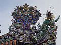 邱公司(Khoo Kongsi)的屋頂一隅