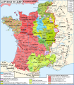 La Provence dans le Saint-Empire romain germanique en 1125