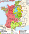 Le comté de Provence dans le Saint-Empire romain germanique en 1180