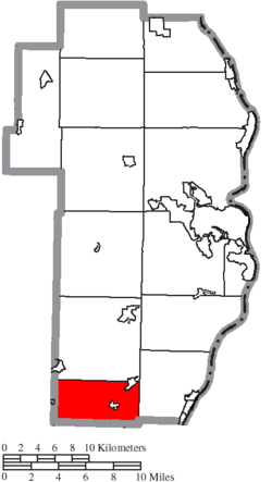 Location of Mount Pleasant Township in Jefferson County