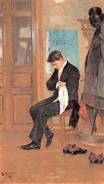 Valet de pied (matin) (1898), localisation inconnue.