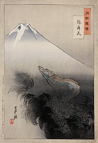 Ryu sho ten, (Dragon rising to the heavens), 1897