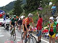 Samuel Sánchez y Pierre Rolland en la 19ª etapa del Tour de Francia 2012, en Alpe d'Huez