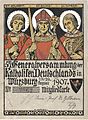 St. Kilian und Gefährten, von Matthäus Schiestl, 1907