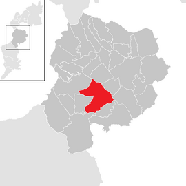 Poloha obce Steinberg-Dörfl v okrese Oberpullendorf (klikacia mapa)