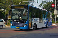 Transjakarta Mercedes-Benz OH 1626 NG with Laksana CItylineL2