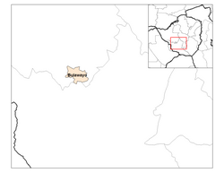 Location in the Bulawayo Province