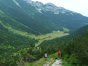 Blick vom Wanderweg