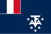 Drapeau des Terres australes et antarctiques françaises