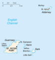 Map Bailiwick of Guernsey