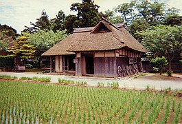 پوشش کاهگلی ساخته شده از کاه برنج در ژاپن