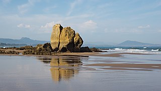 Strandabschnitt beim Château d’Ilbarritz