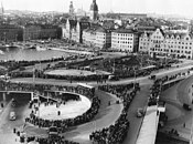 Opening of new interchange 15 October 1935