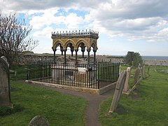 Monumento a Grace Darling no cemiterio