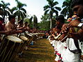 Joueurs de chenda, pooram de Thrissur 2011