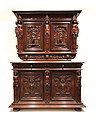 Armoire à deux corps aux divinités - Deuxième moitié du XVIe siècle.