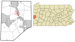 Location in Beaver County and the U.S. state of Pennsylvania.